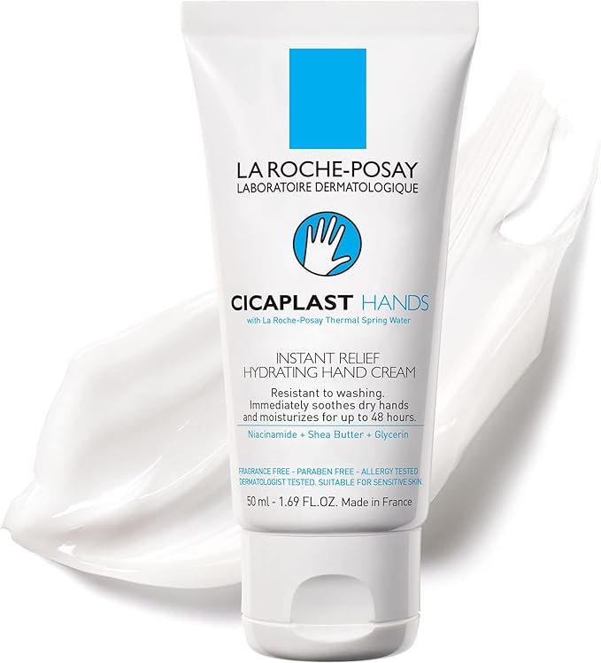 La Roche-Posay Cicaplast Hand Moisturiser Non-Greasy For Damaged Hands 50ml
