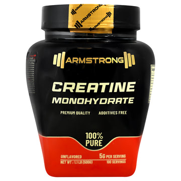 Armstrong Creatine Monohydrate Powder, Unflavored, 500g