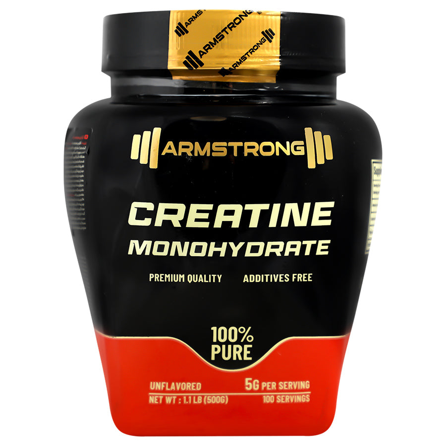 Armstrong Creatine Monohydrate Powder, Unflavored, 500g