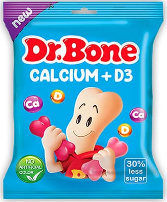 Dr. Bone Calcium + D3 Jelly Gum – 50 g
