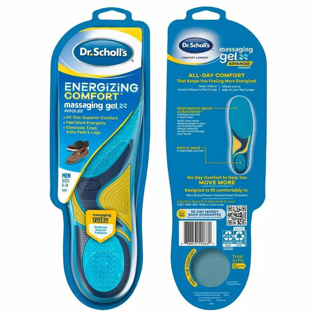 Dr. Scholl’s Float-On-Air® Men’s Comfort Insoles – Soft Cushioning & All-Day Support (1 Pair)