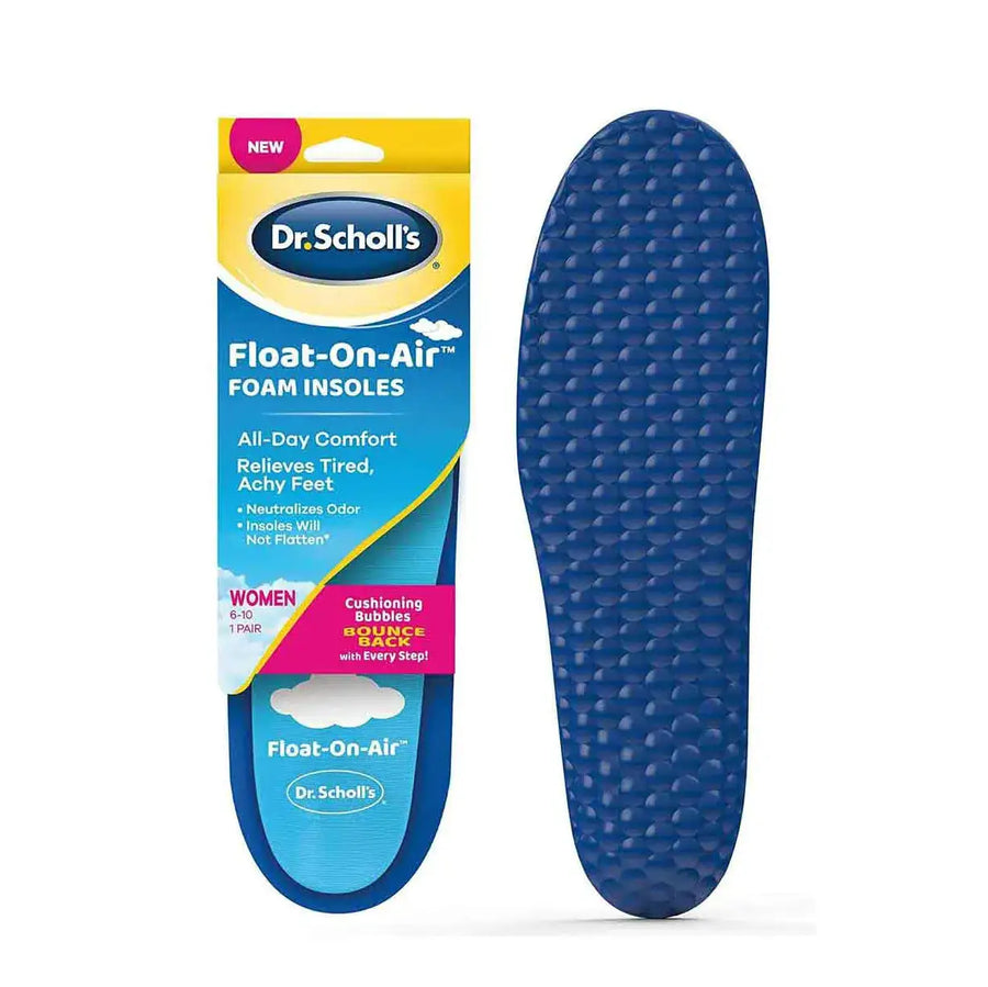 Dr. Scholl’s Float-On-Air® Women’s Comfort Insoles – Soft Cushioning & All-Day Support (1 Pair)