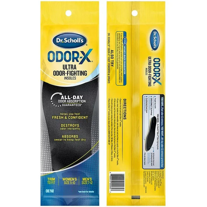 Dr. Scholl’s Odor-X Comfort Insoles – Stay Fresh & Dry Everyday (1 Pair)