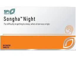 Songha Night Tablets 30 Count – Herbal Supplement for Relaxation & Natural Rest Support