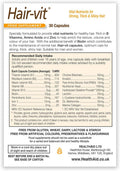 HealthAid HairVit – 30 Capsules
