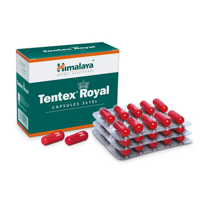 Himalaya Tentex Royal Capsules, Men's Vitality Support, 30 Capsules