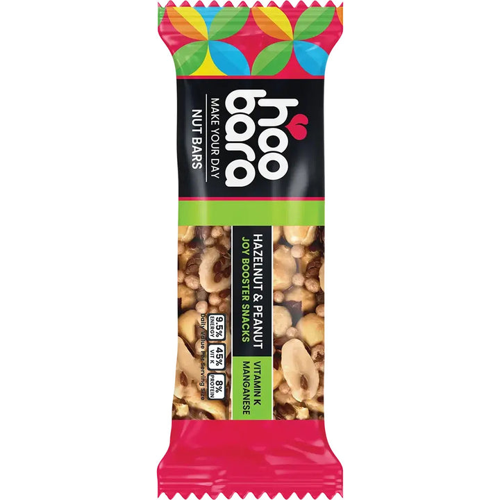 Hoobara Hazelnut & Peanut Nut Bar – 35 g
