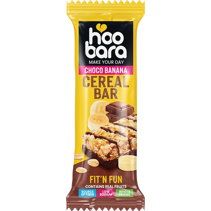 Hoobara Oat & Choco Banana Cereal Bar – 30 g