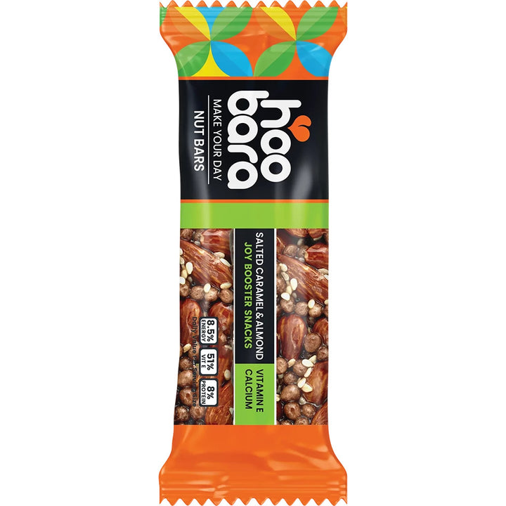 Hoobara Salted Caramel & Almond Nut Bar – 35 g