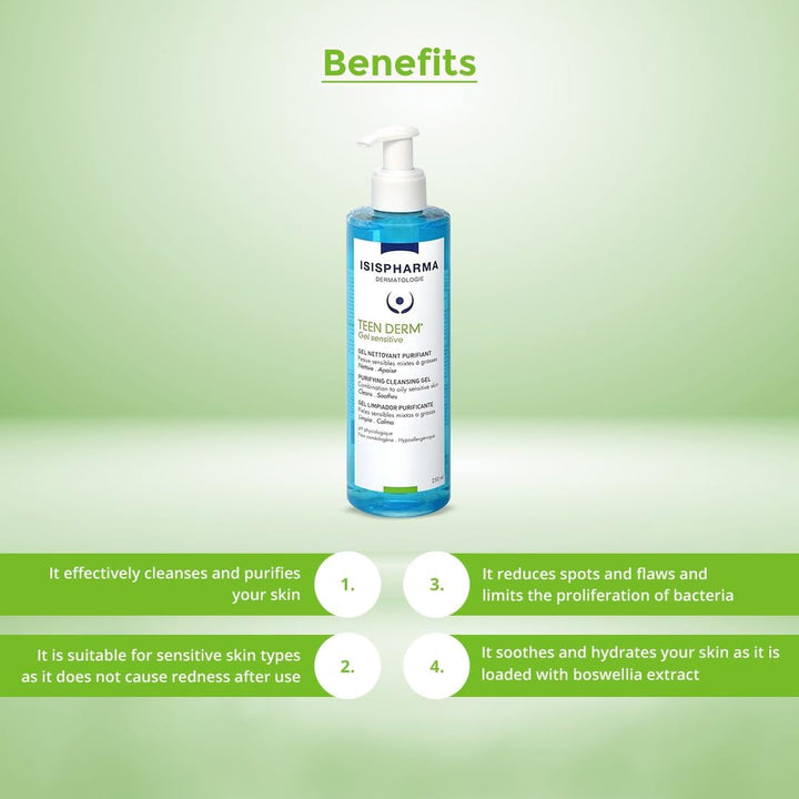 ISIS Pharma Teen Derm Gel Sensitive 250ml