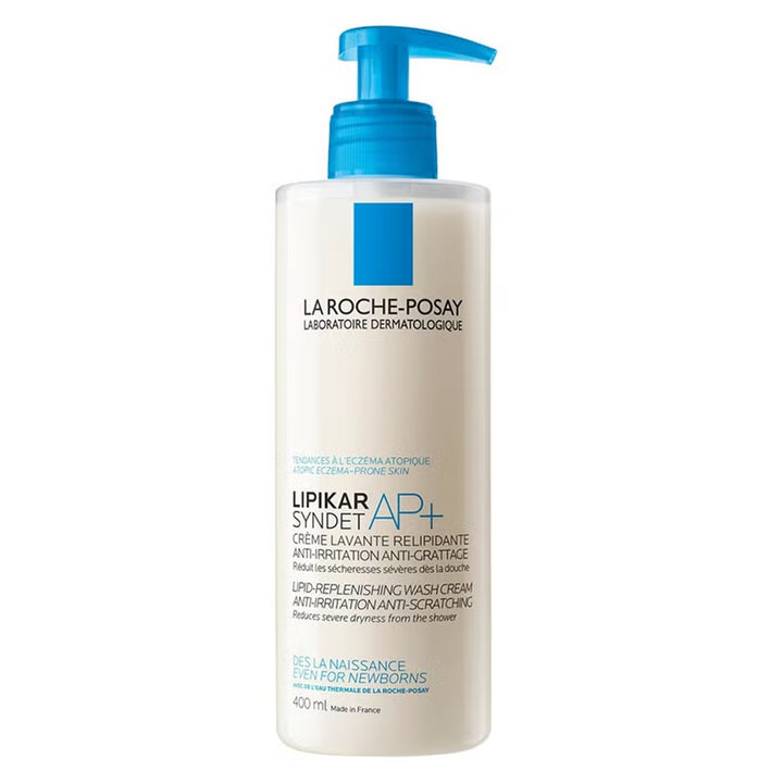 La Roche-Posay Lipikar Syndet AP+ Body Wash For Extremely Dry Atopic Eczema-Prone Skin 400ml
