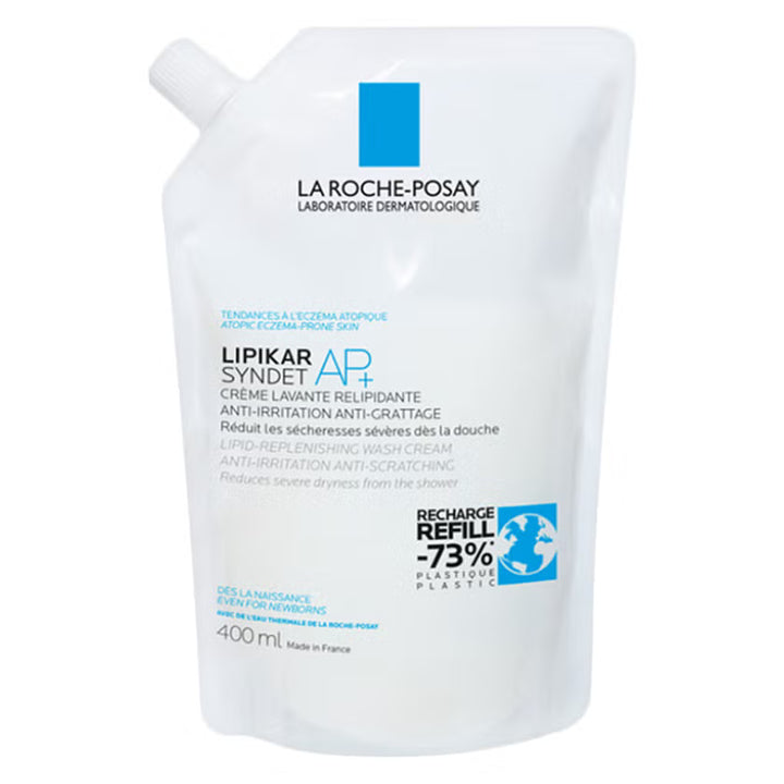 La Roche-Posay Lipikar Syndet AP+ Body Wash for Eczema Prone Skin Refill 400ml
