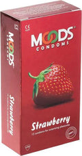 Moods Strawberry Condoms 12 Count
