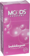 Moods Bubble Gum Condoms Flavoured 12 Count