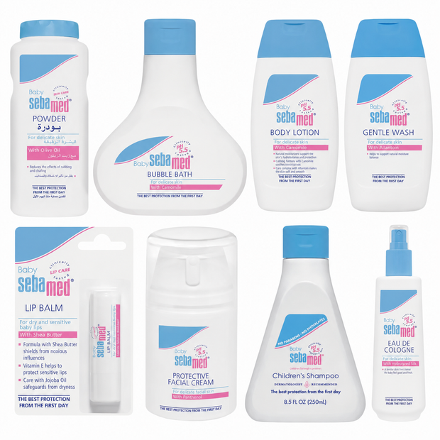Sebamed Baby Gift Set Gentle 7 Items 200ml To 250ml