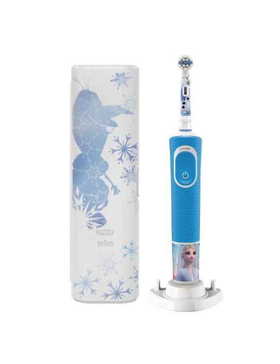 Oral-B D100 Kids Electric Toothbrush – Disney Frozen Special Edition with Travel Case
