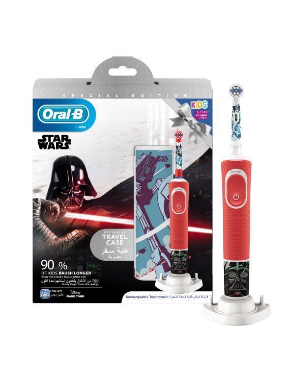 Oral-B Kids Electric Toothbrush D100 – Star Wars Special Edition with Travel Case