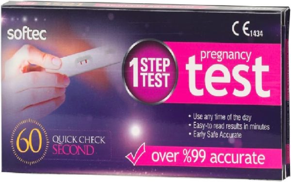 Softec 1 Step Pregnancy Test Cassette Pack of 3 Combo