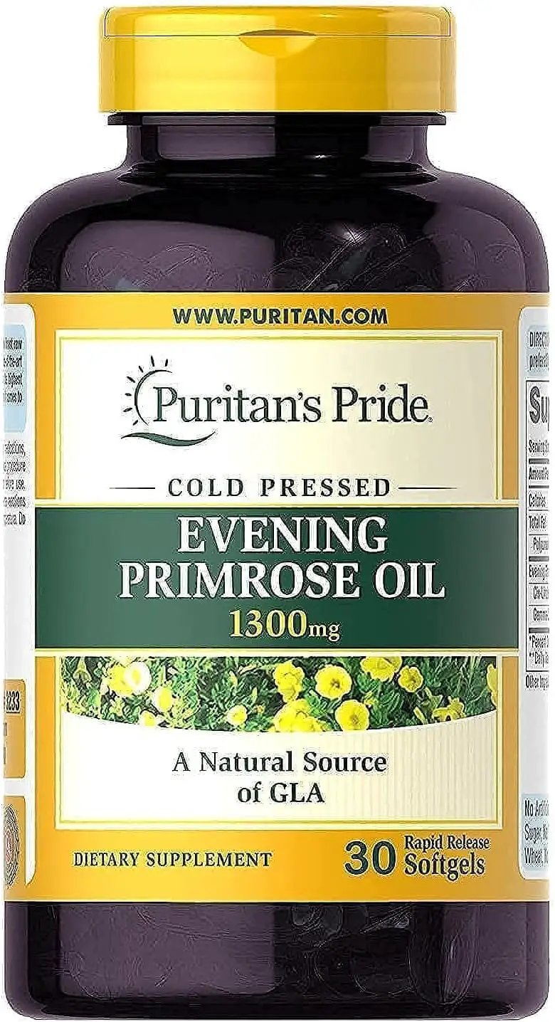 Puritan’s Pride Evening Primrose Oil 1300 mg – 30 Softgels