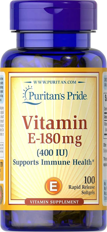 Puritan’s Pride Vitamin E 400 IU (180 mg) – 100 Softgels