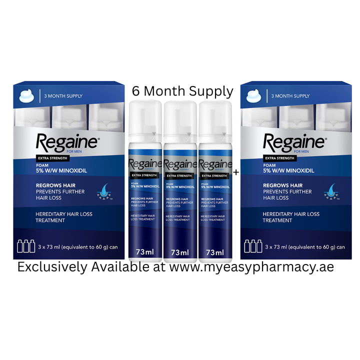 Regaine Minoxidil 5% Foam 73 ml 6 Month Supply