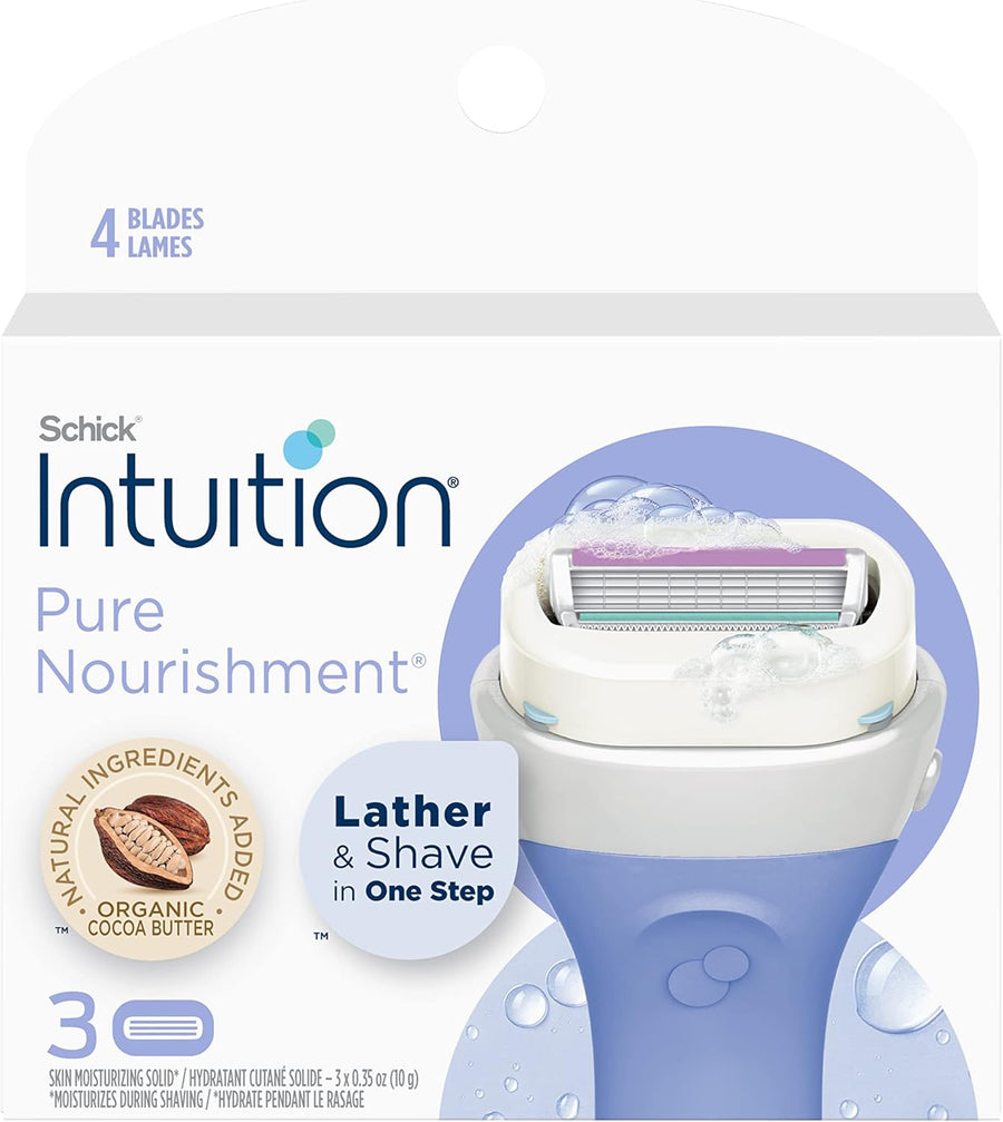 Schick Intuition Razor 2 Refills Coconut Milk Almond Oil