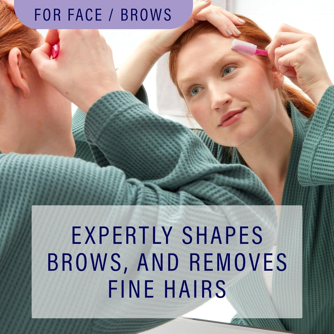 Schick Intuition Touch-Up Eyebrow & Facial Razor – 3ct