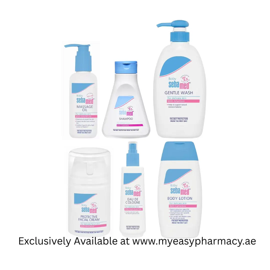 Sebamed Baby Daily Skin Care and bath Starter Set of 6