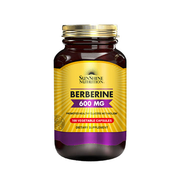 Sunshine Nutrition Berberine 600 mg – 100 Capsules