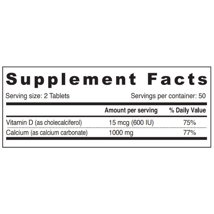 Sunshine Nutrition Calcium with Vitamin D3 100 Tablets – Daily Bone Strength & Wellness Support Supplement