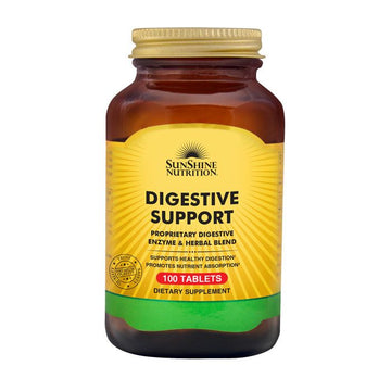 Sunshine Nutrition Digestive Support – 100 Tablets