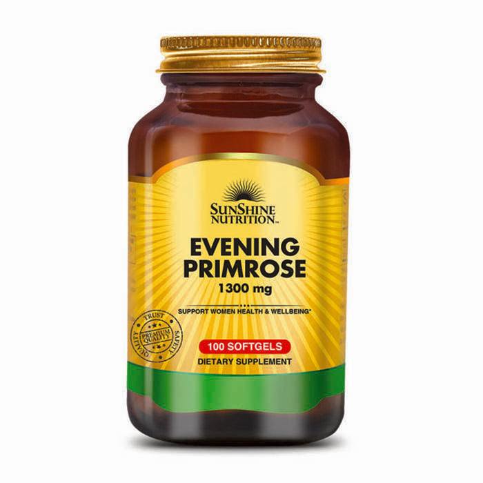 Sunshine Nutrition Evening Primrose Oil 1300 mg – 100 Softgels
