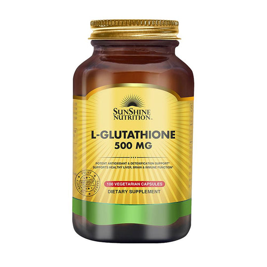 Sunshine Nutrition L-Glutathione 500 mg – 100 Vegetarian Capsules