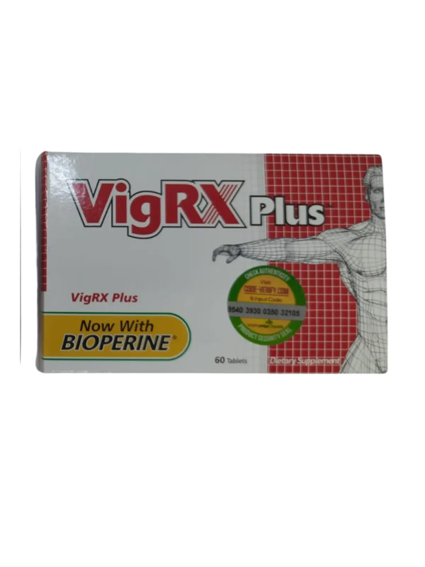 Vigrx Plus Herbal Male Vitality Supplement 60 Tablets