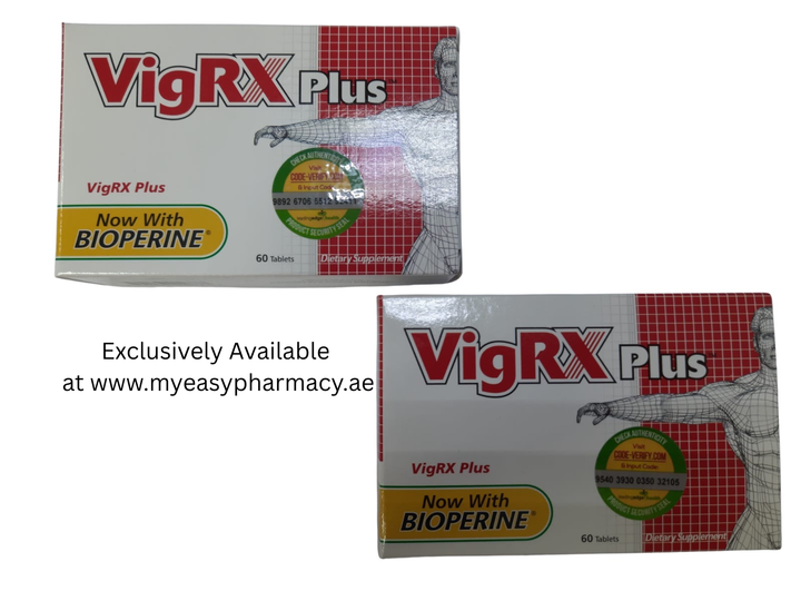 Vigrx Plus Herbal Male Vitality Supplement 60 Tabs Pack Of 2