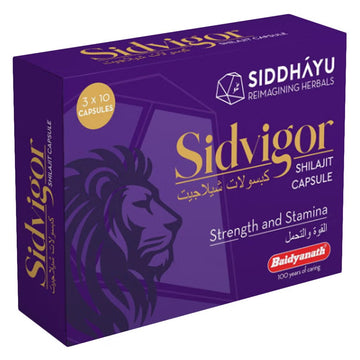 SIDDHAYU SIDVIGOR SHILAJIT PACK OF 30'S