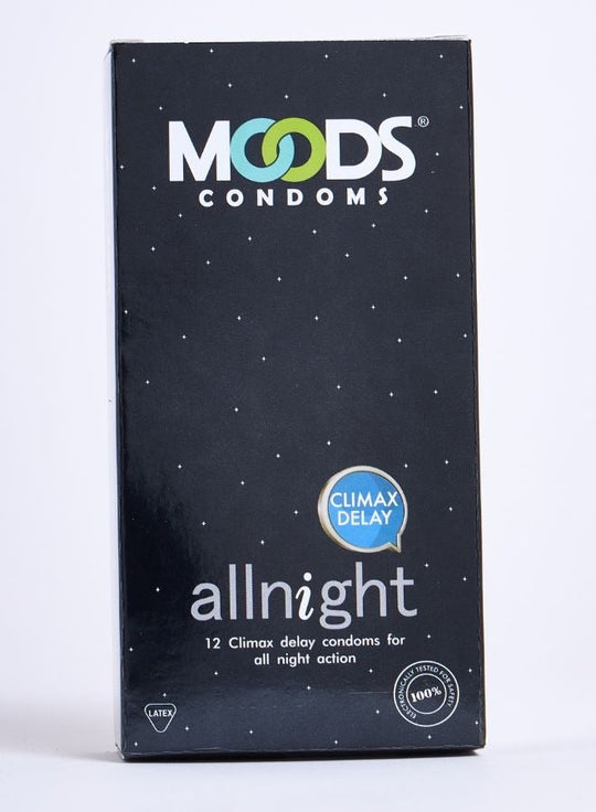 Moods All Night Condoms Long Lasting - 12s