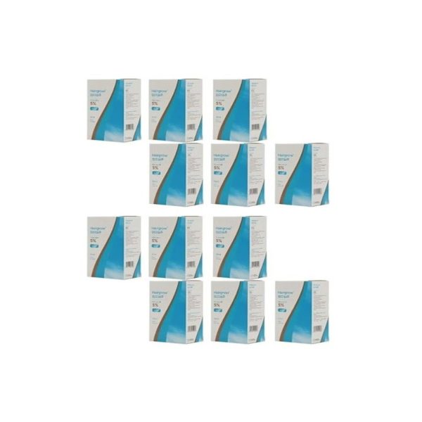 Hairgrow 5% Minoxidil 12 months supply (12 bottles x 50ML)