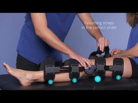Thuasne ROM-R Post-Operative Knee Orthosis Support V2 L23 Grey - Easy Pharmacy LLC
