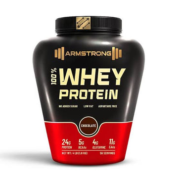 Armstrong Whey Protein Powder, Chocolate Flavor, 1800g, 56 Servings