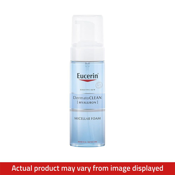 Eucerin Dermato Clean [HYALURON] Make up Removing Micellar Cleansing Foam 150ml - Easy Pharmacy LLC