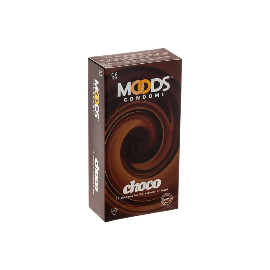 Moods Chocolate Condoms Flavoured 12 Count
