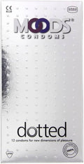Moods Dotted Condoms Textured 12 Count