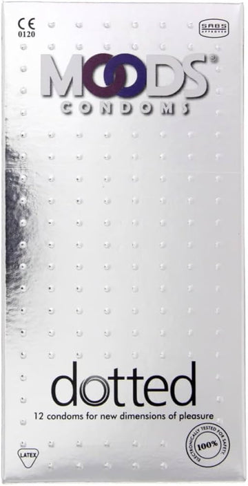 Moods Dotted Condoms Textured 12 Count