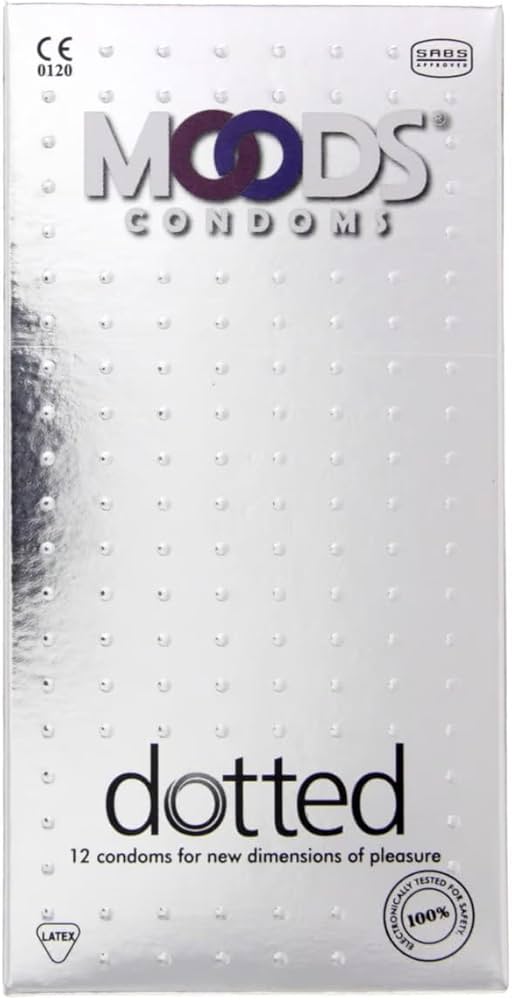 Moods Dotted Condoms Textured 12 Count